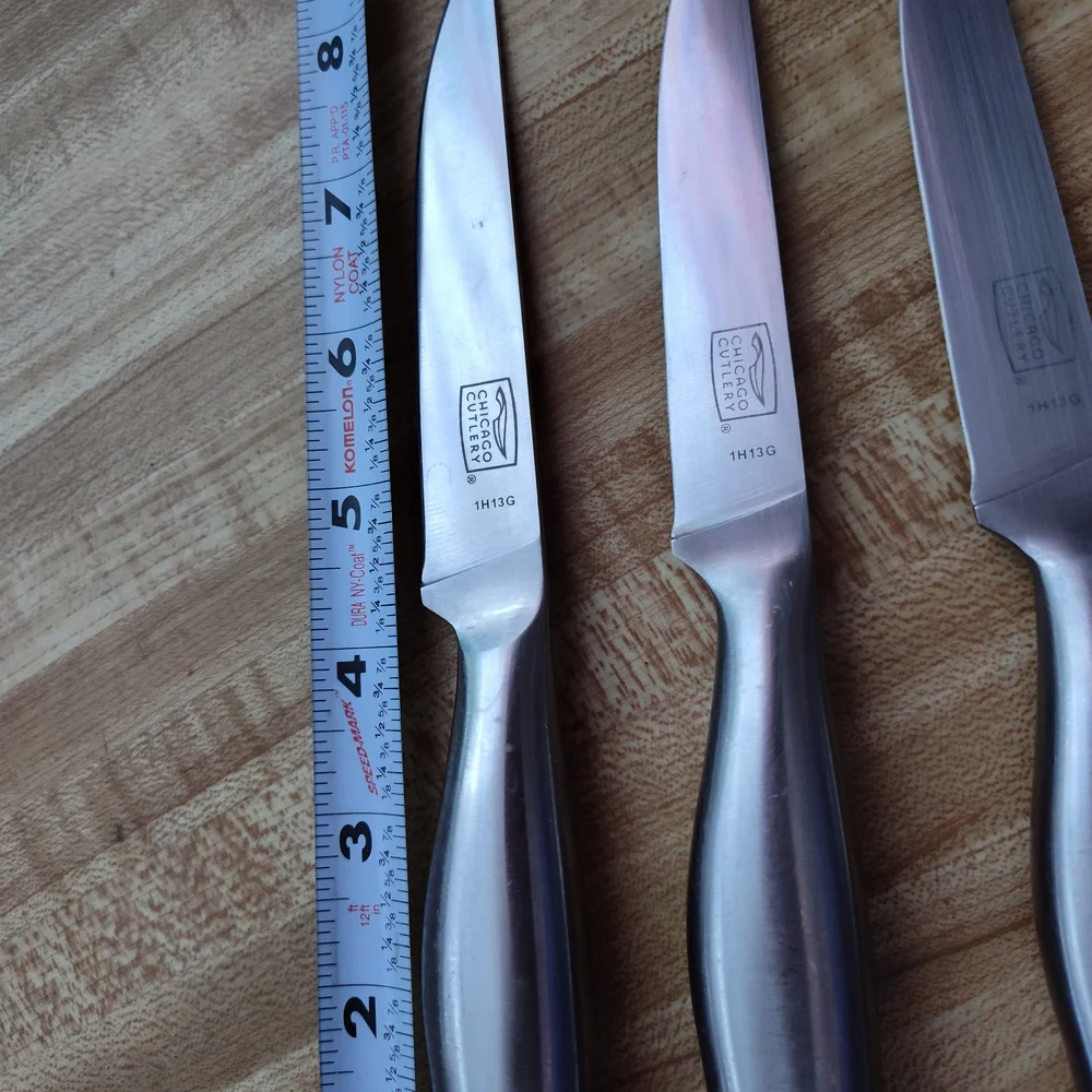 Chicago Cutlery Six-piece Stainless Steel Steak Knife Set Excel Cond * See Photo
